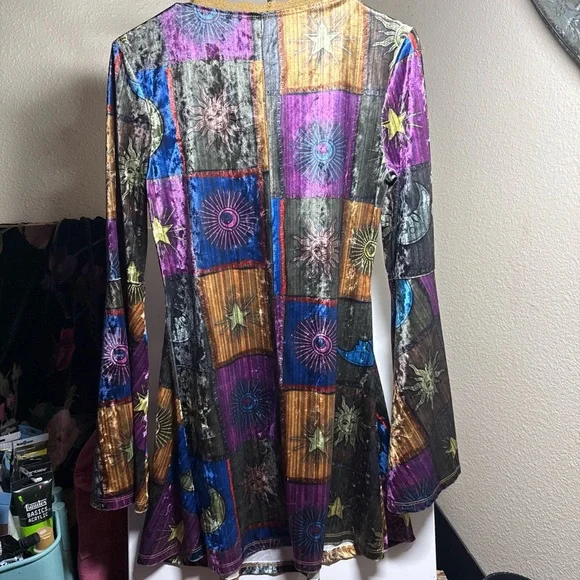 Multicolor Celestial Whimsigoth dress - Picture 3 of 4